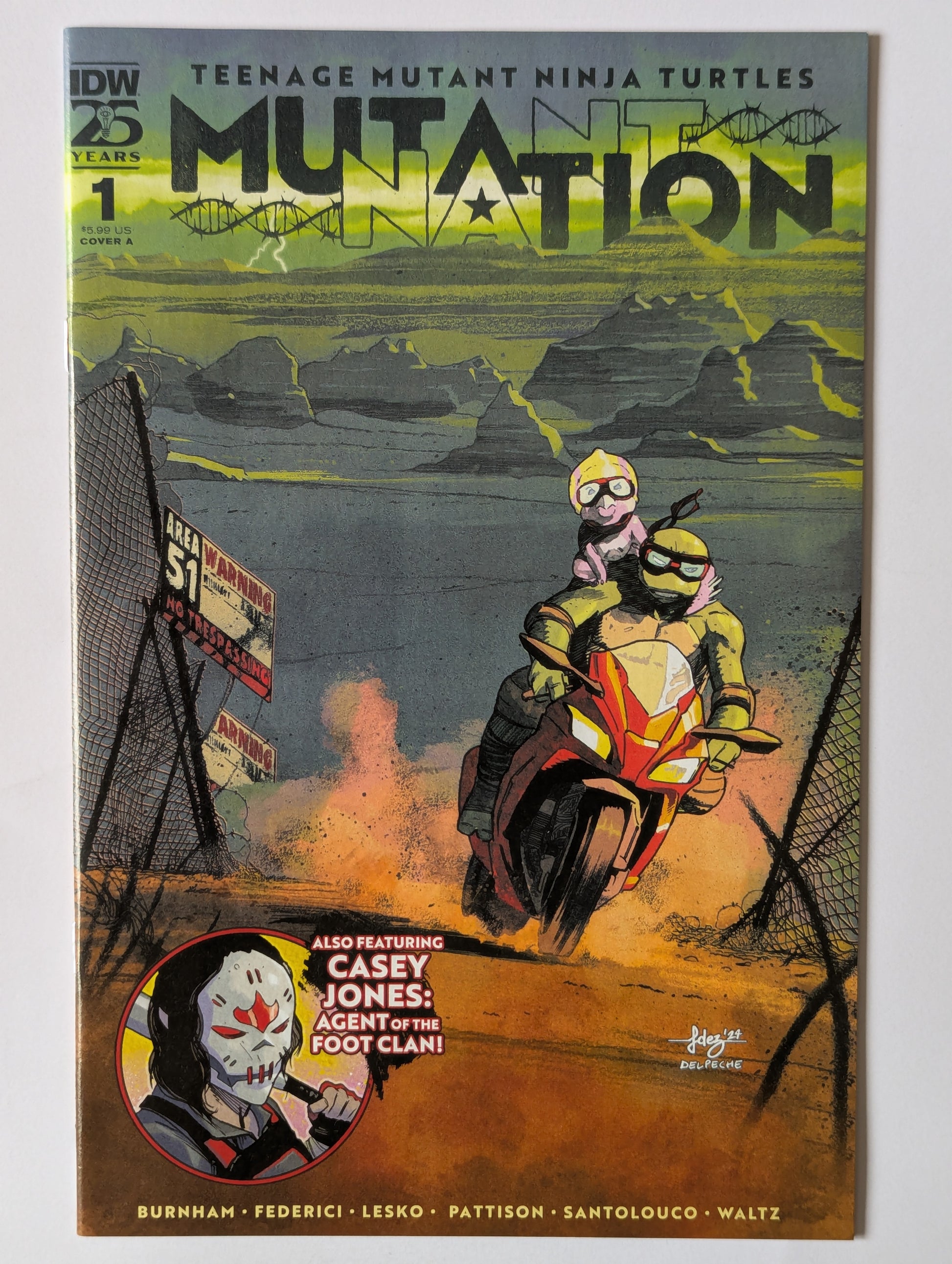 Teenage Mutant Ninja Turtles Mutant Nation #1 IDW Comic Book