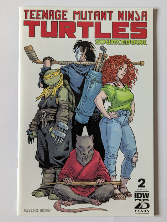 Teenage Mutant Ninja Turtles Sourcebook #2 IDW Comic Book