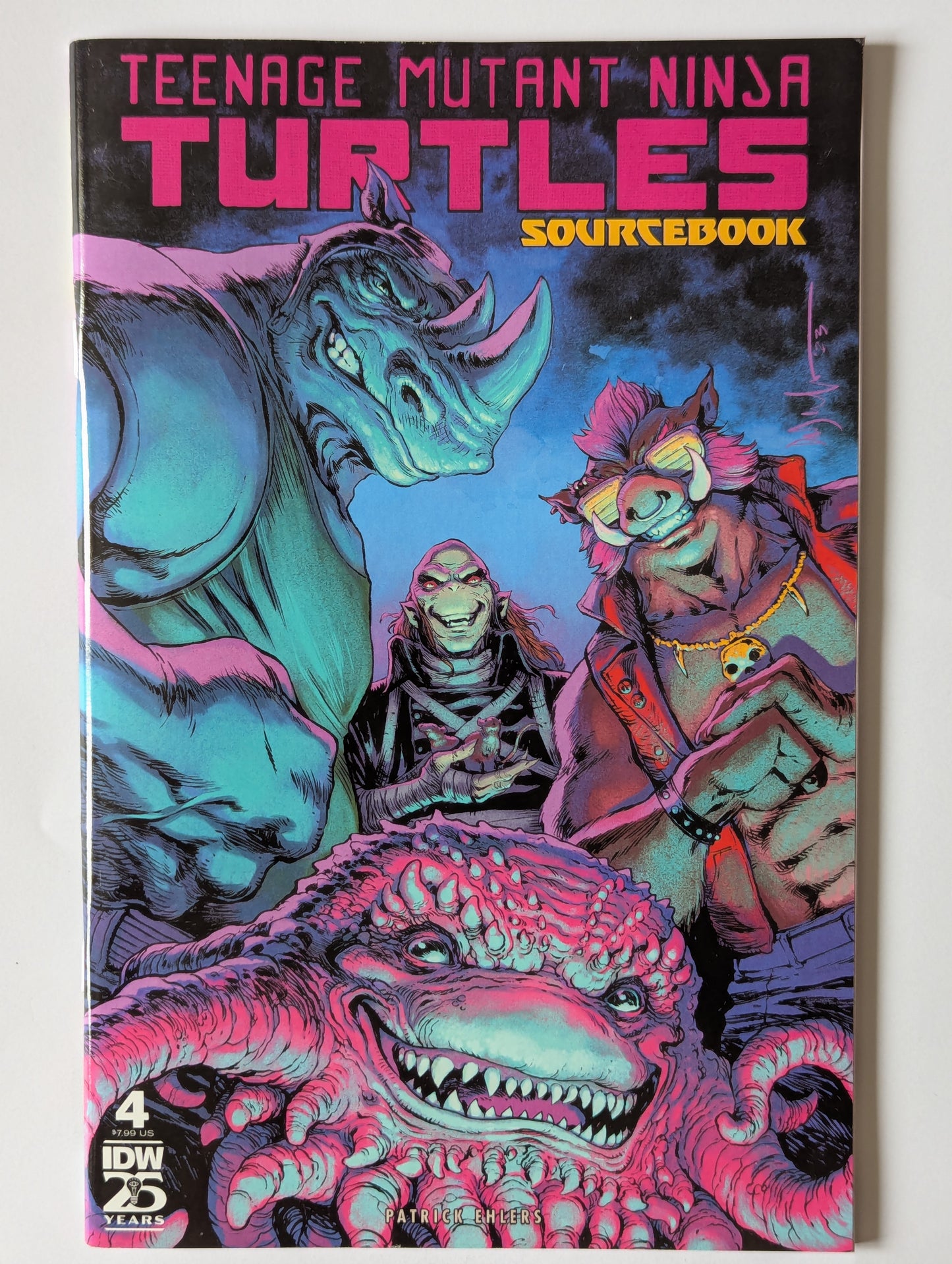 Teenage Mutant Ninja Turtles Sourcebook #4 IDW Comic Book