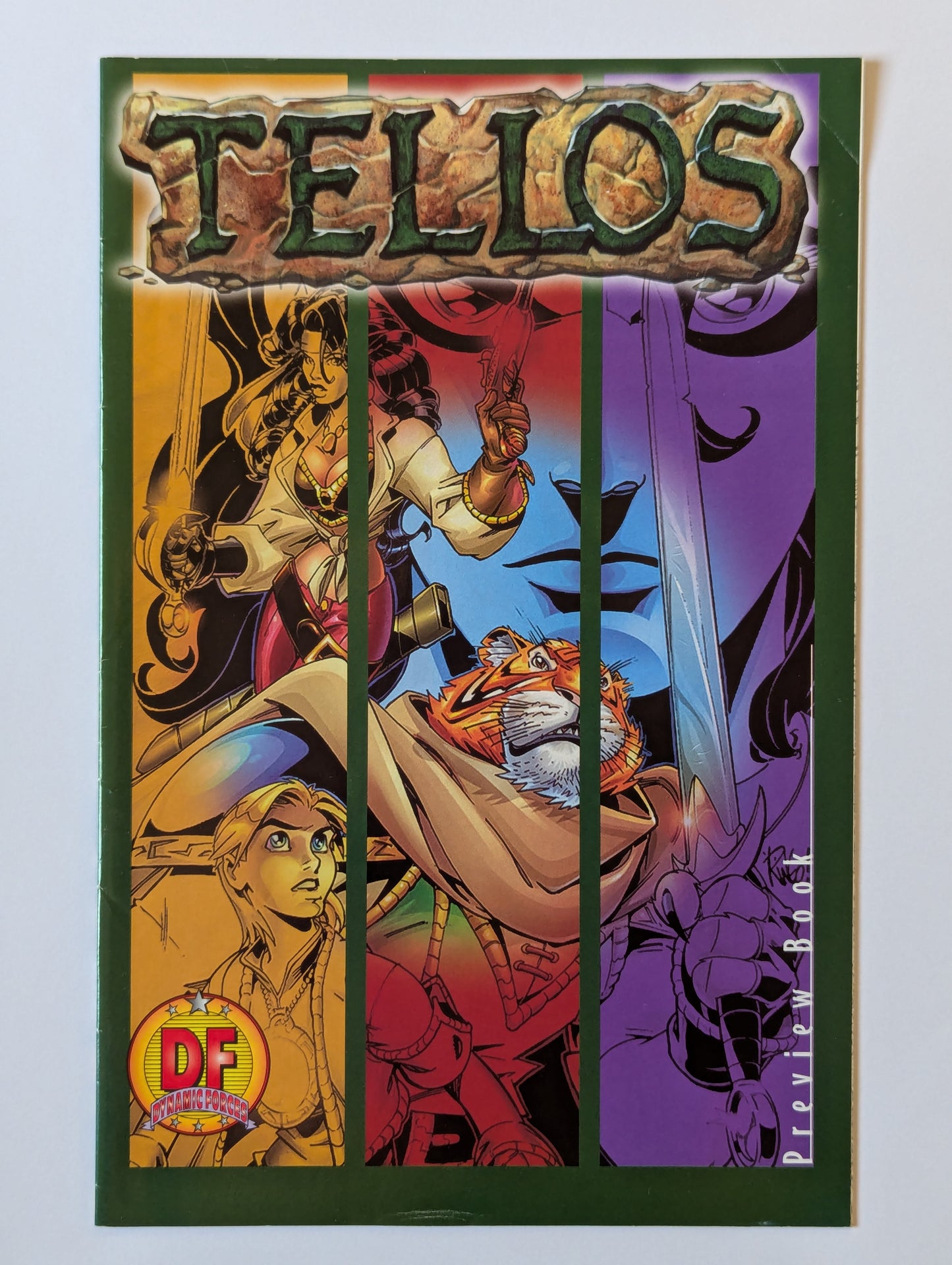 Tellos Preview Book Image Comic Book