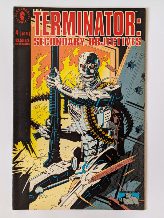 Terminator Secondary Objectives #4 Dark Horse Comic Book