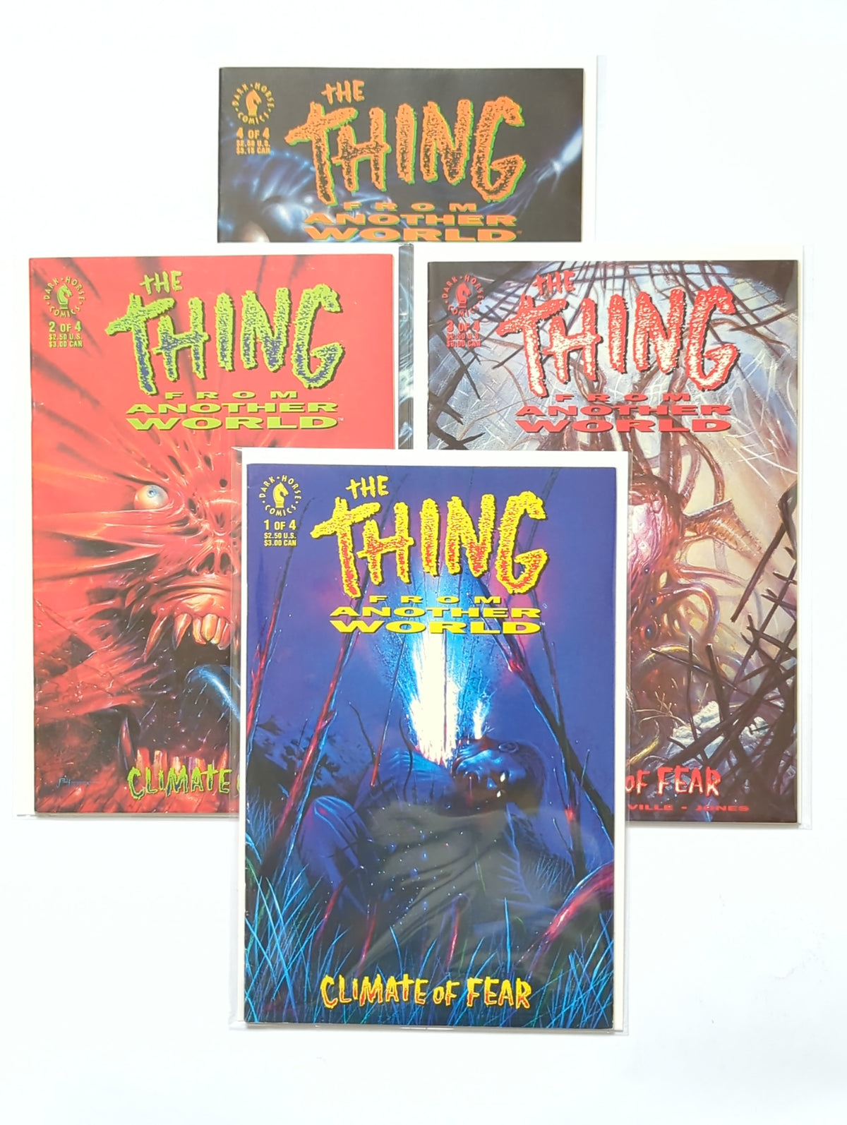 Thing from Another World Climate of Fear #1-4 Complete Limited Series Dark Horse Comic Book Set