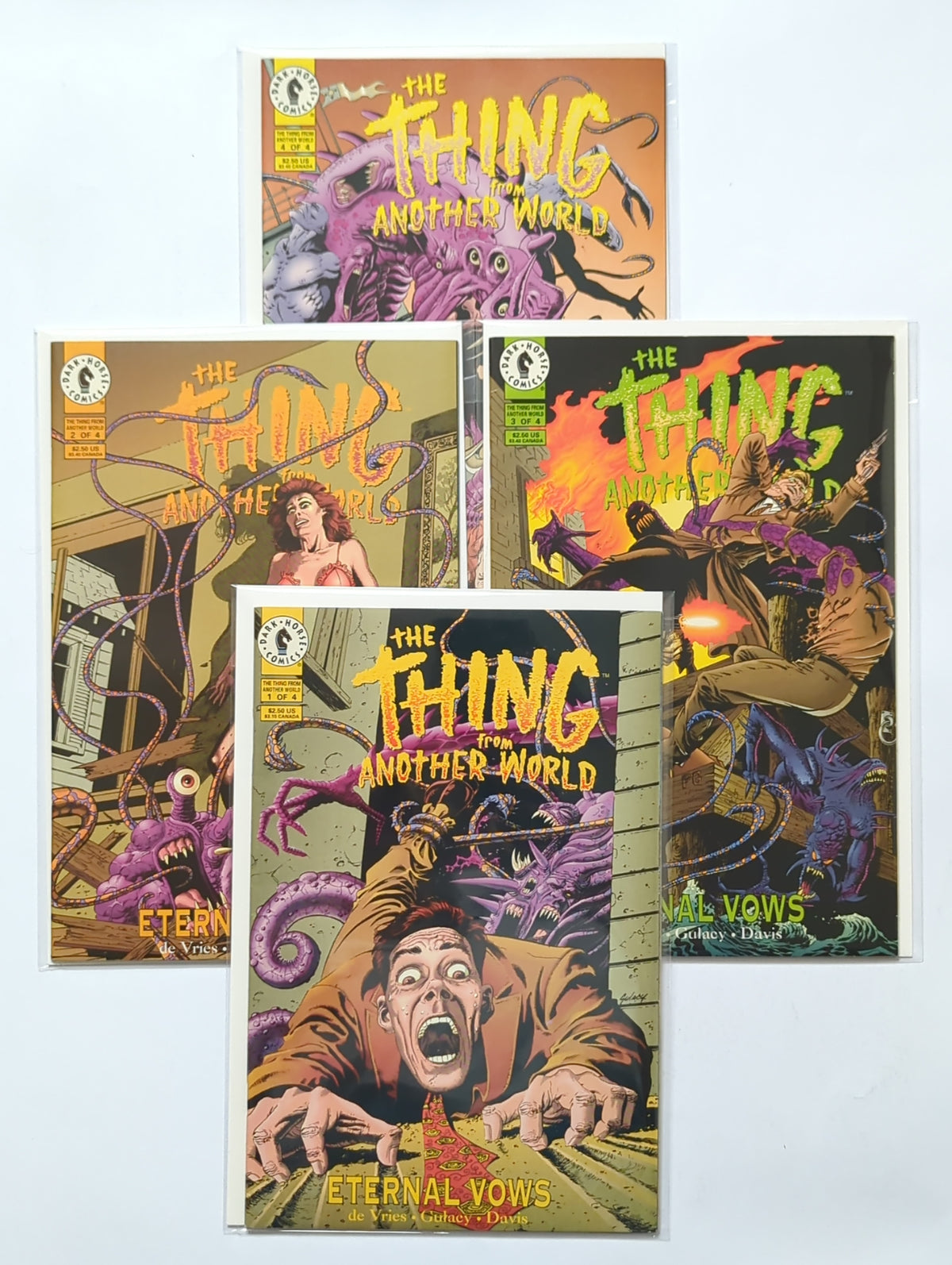 The Thing From Another World Eternal Vows #1-4 Complete Limited Series Dark Horse Comic Book Set