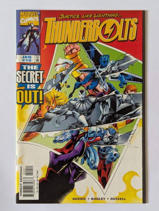 Thunderbolts #10 Marvel Comic Book