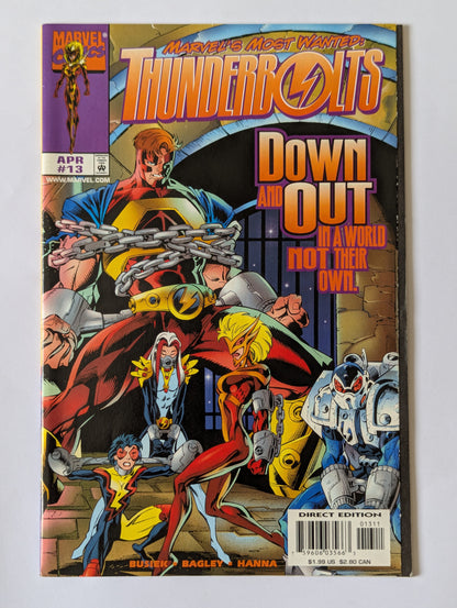 Thunderbolts #13 Marvel Comic Book