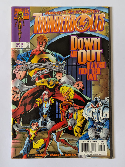 Thunderbolts #13 Marvel Comic Book