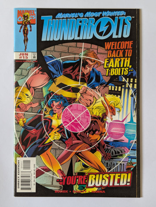 Thunderbolts #15 Marvel Comic Book
