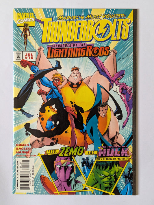 Thunderbolts #16 Marvel Comic Book