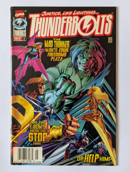 Thunderbolts #2 Marvel Comic Book