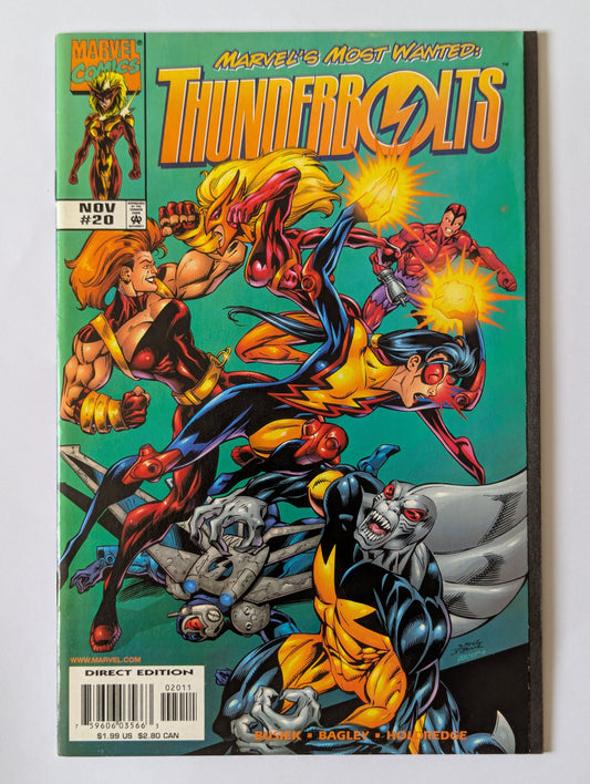 Thunderbolts #20 Marvel Comic Book