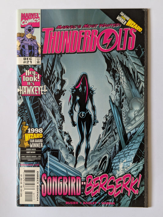 Thunderbolts #21 Marvel Comic Book