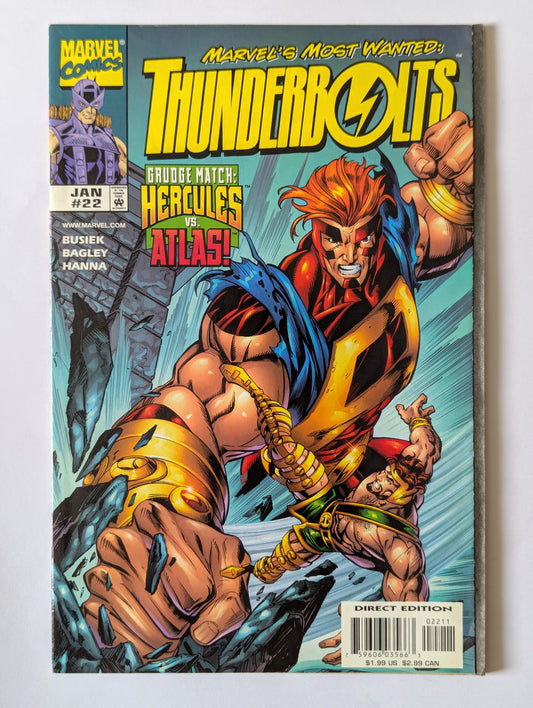Thunderbolts #22 Marvel Comic Book