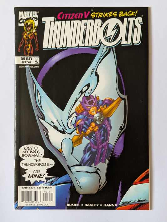 Thunderbolts #24 Marvel Comic Book