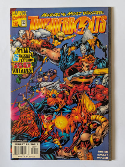Thunderbolts #25 Marvel Comic Book