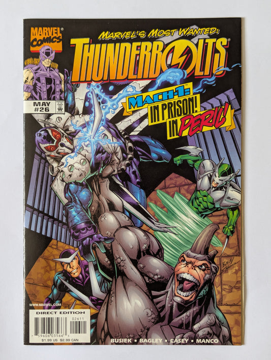 Thunderbolts #26 Marvel Comic Book