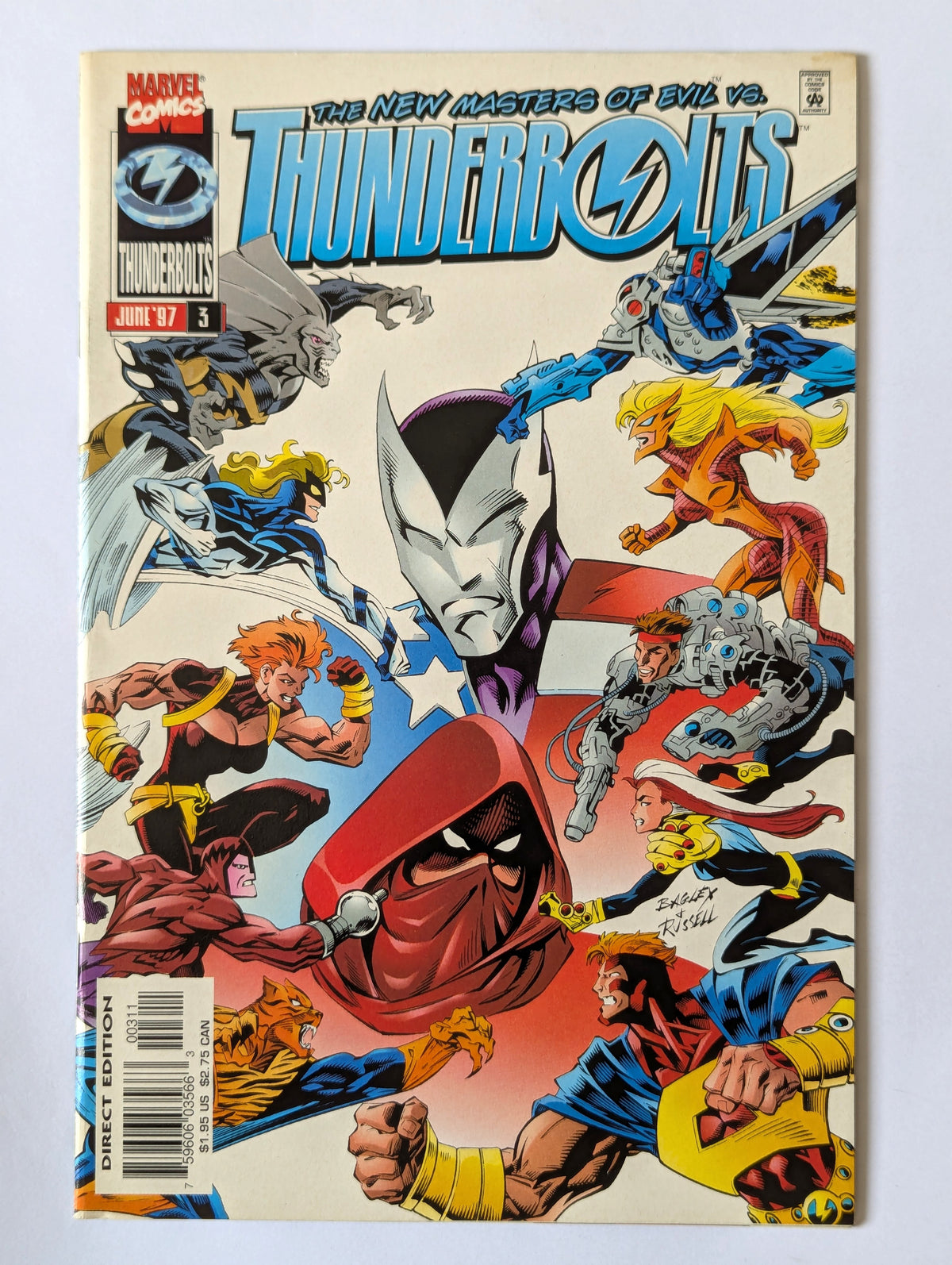 Thunderbolts #3 Marvel Comic Book