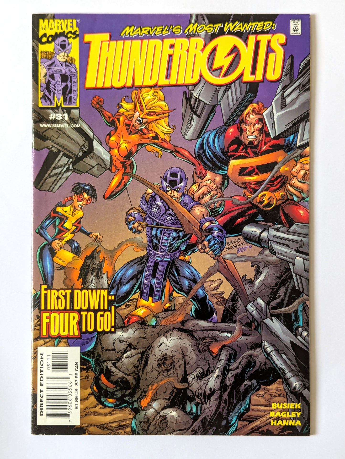 Thunderbolts #31 Marvel Comic Book
