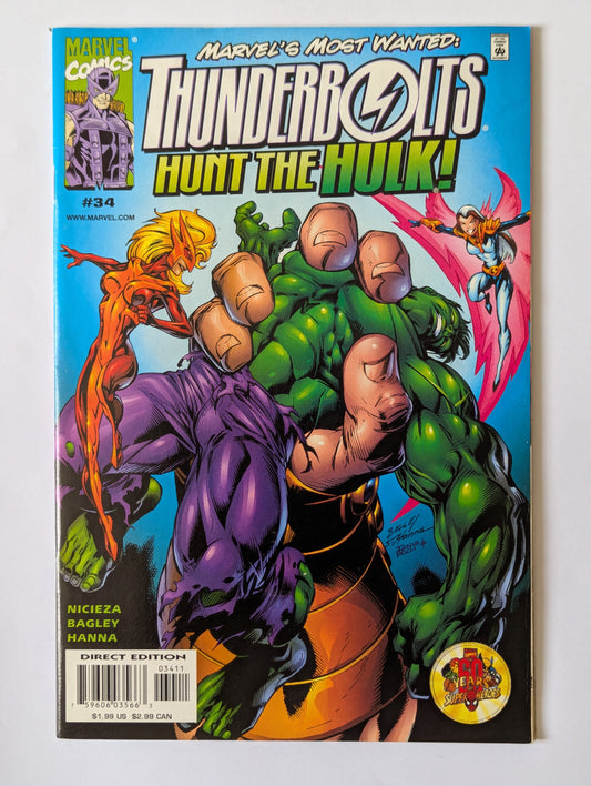 Thunderbolts #34 Marvel Comic Book