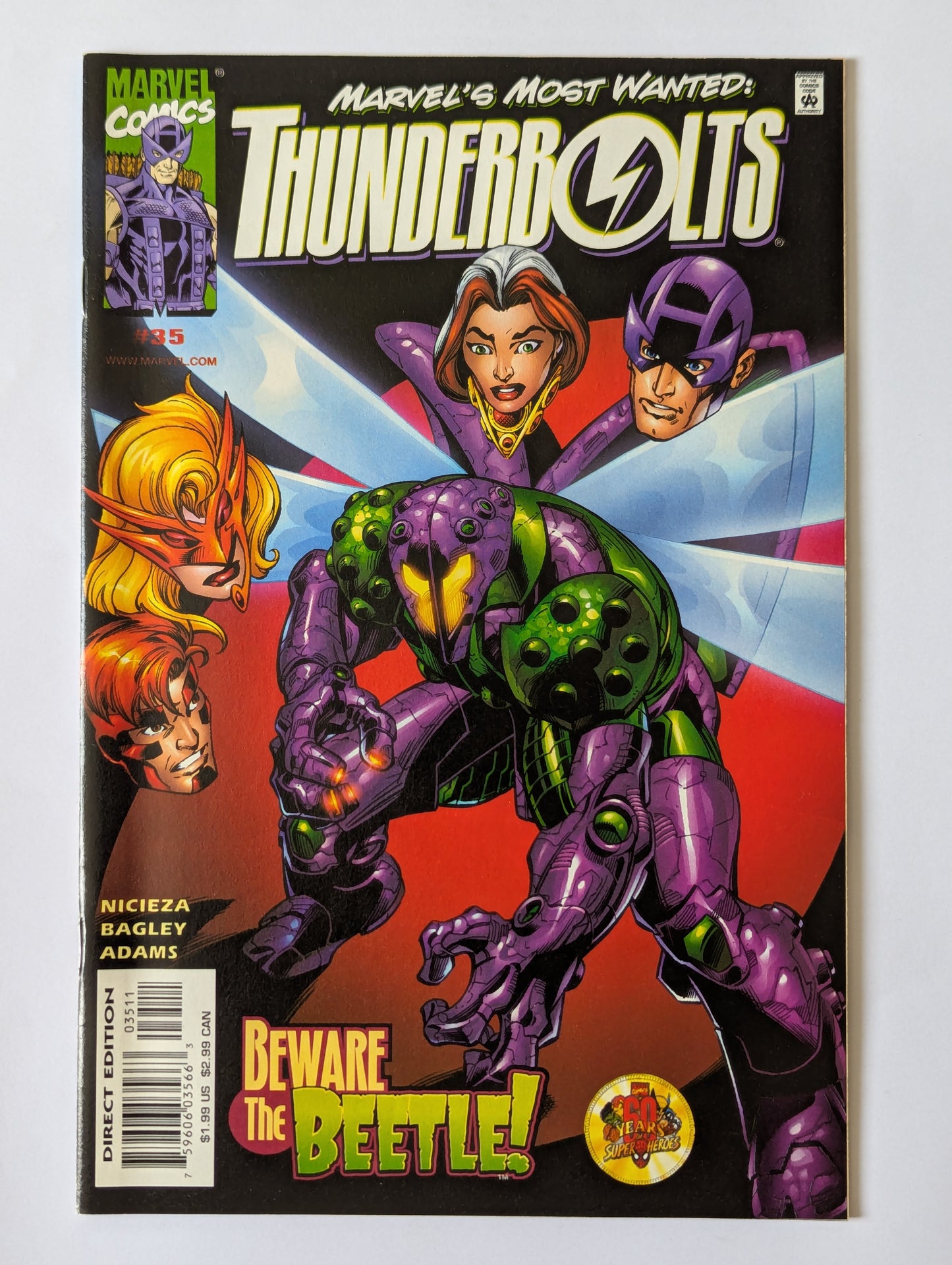 Thunderbolts #35 Marvel Comic Book
