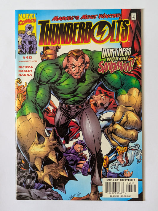 Thunderbolts #40 Marvel Comic Book