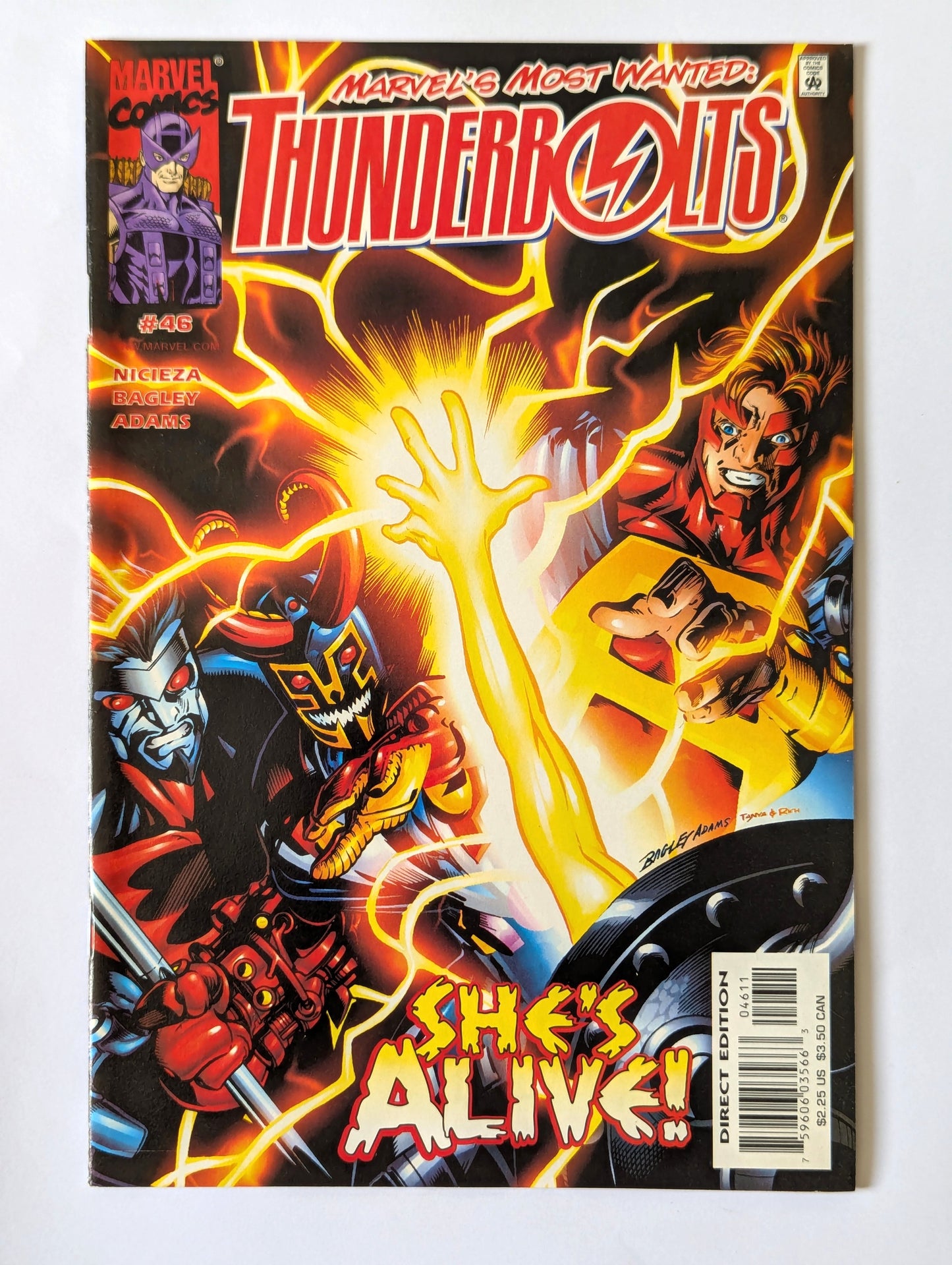 Thunderbolts #46 Marvel Comic Book