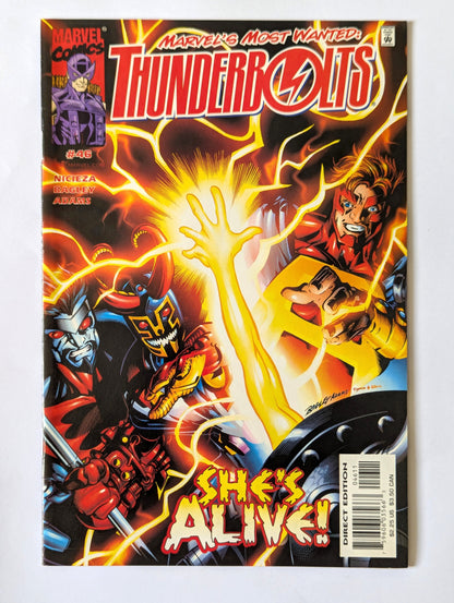 Thunderbolts #46 Marvel Comic Book