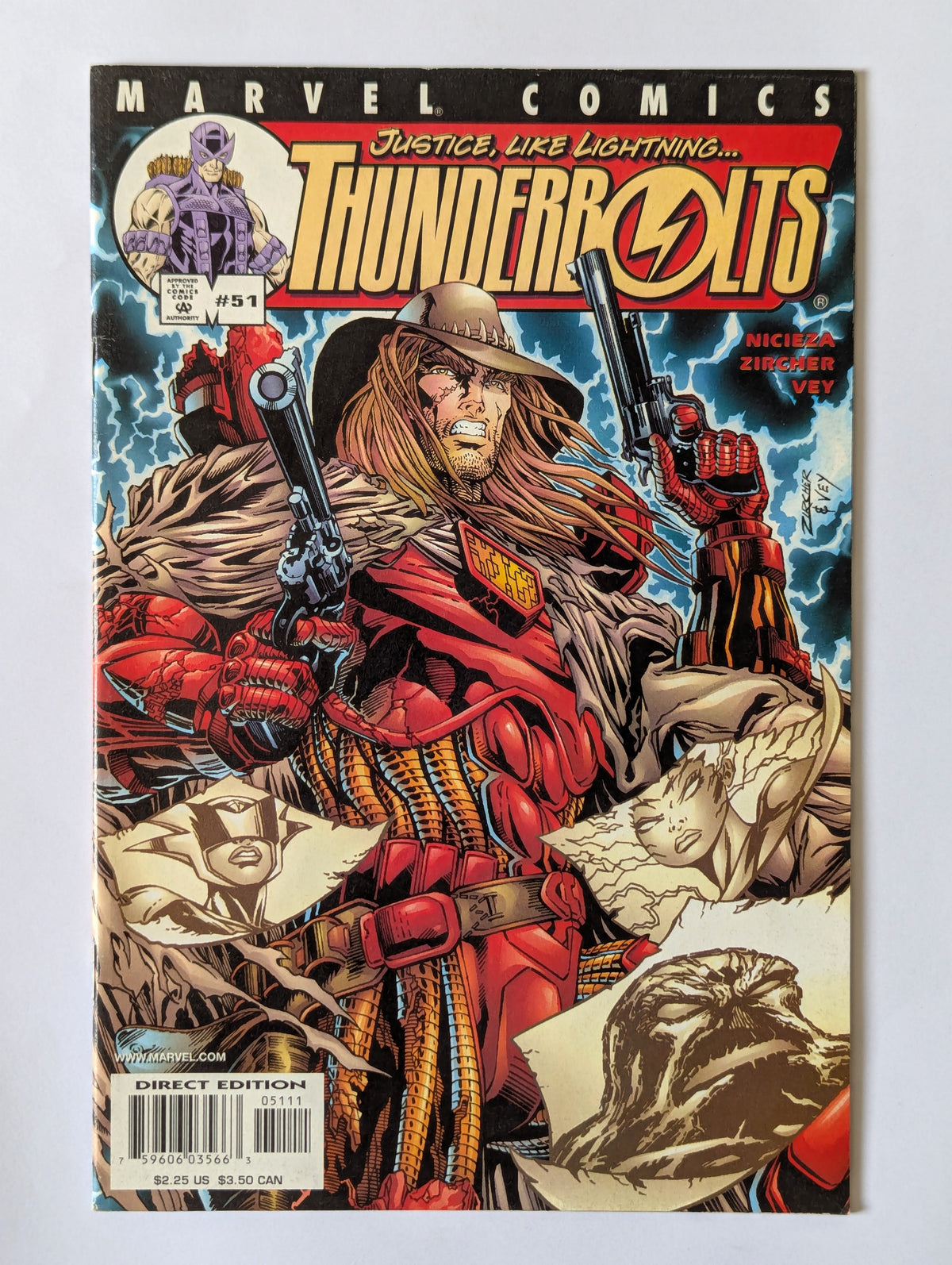 Thunderbolts #51 Marvel Comic Book