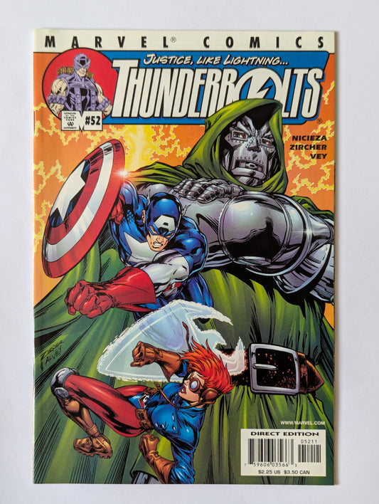 Thunderbolts #52 Marvel Comic Book