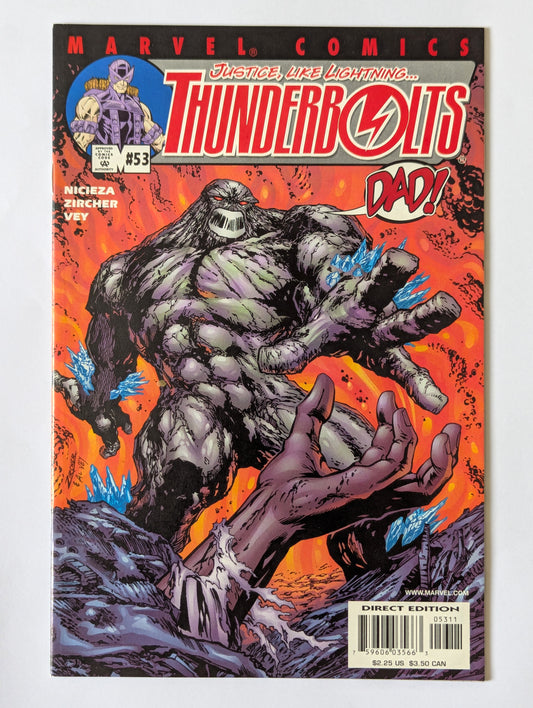 Thunderbolts #53 Marvel Comic Book