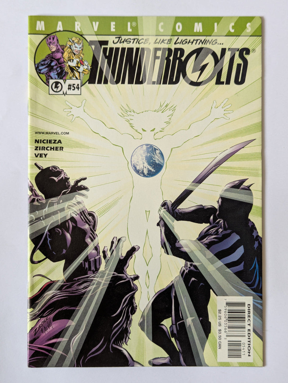 Thunderbolts #54 Marvel Comic Book
