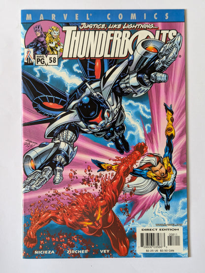 Thunderbolts #58 Marvel Comic Book