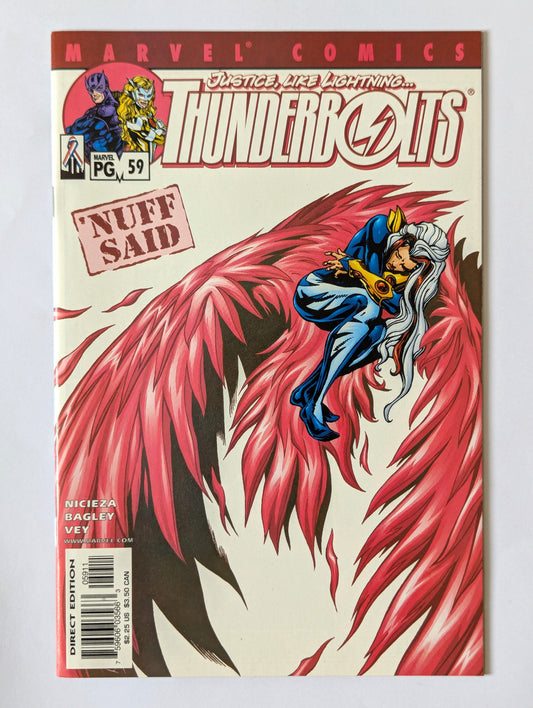 Thunderbolts #59 Marvel Comic Book