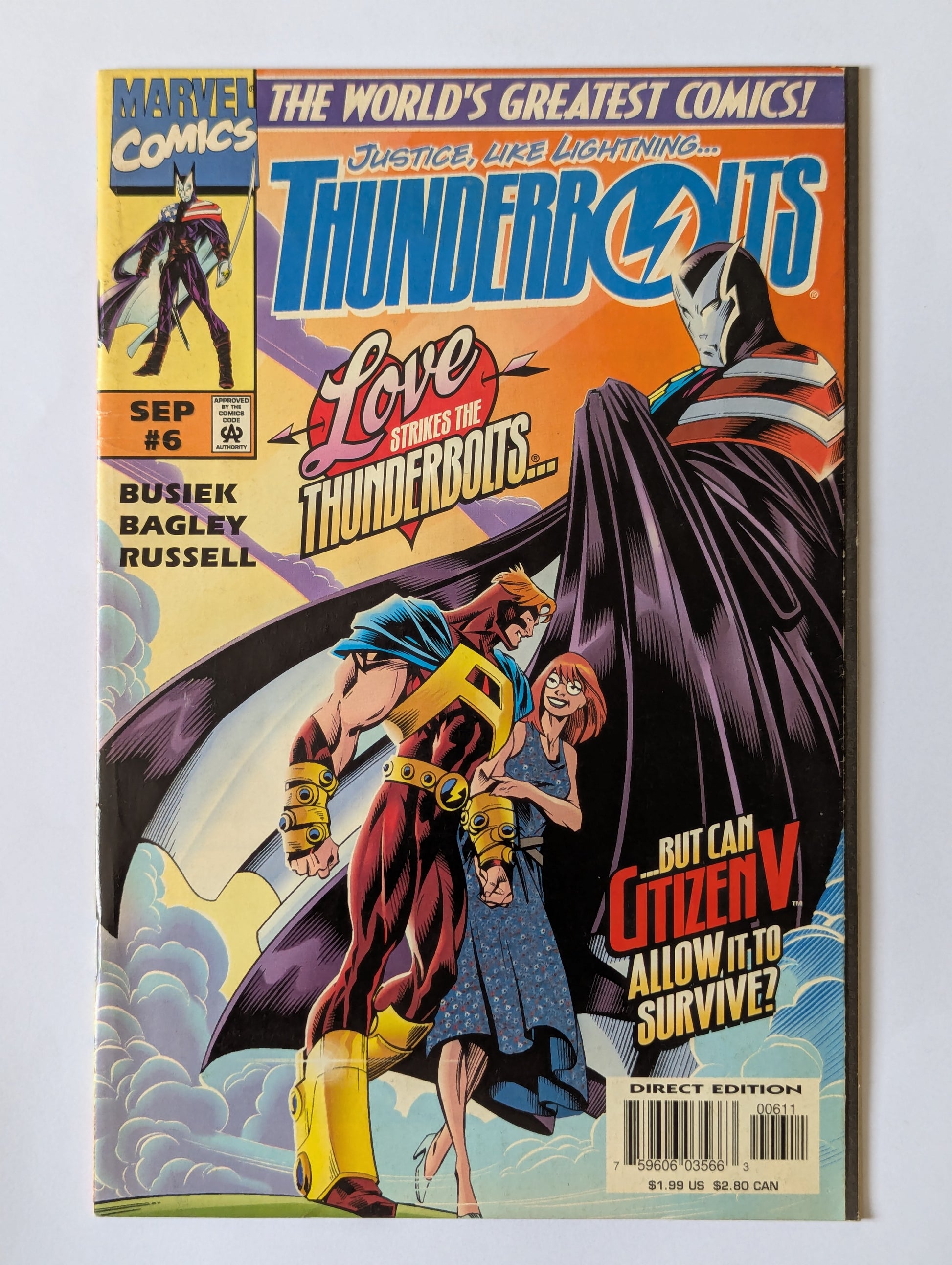 Thunderbolts #6 Marvel Comic Book