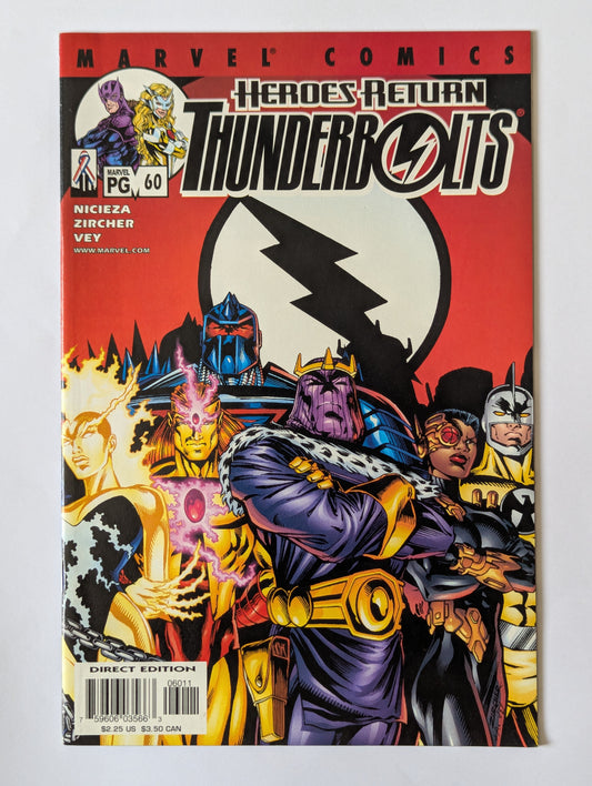 Thunderbolts #60 Marvel Comic Book