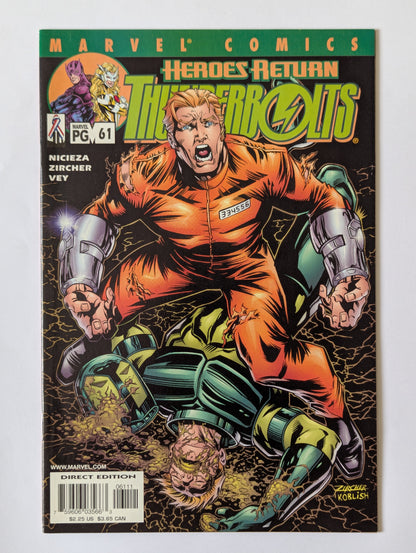 Thunderbolts #61 Marvel Comic Book