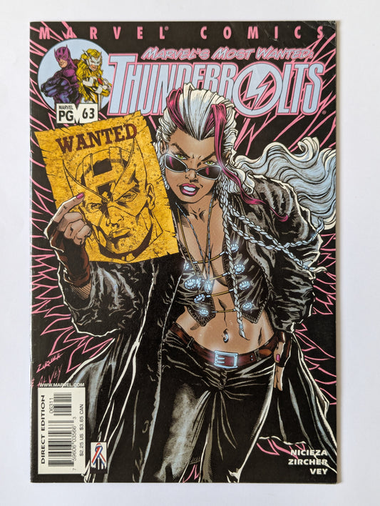 Thunderbolts #63 Marvel Comic Book