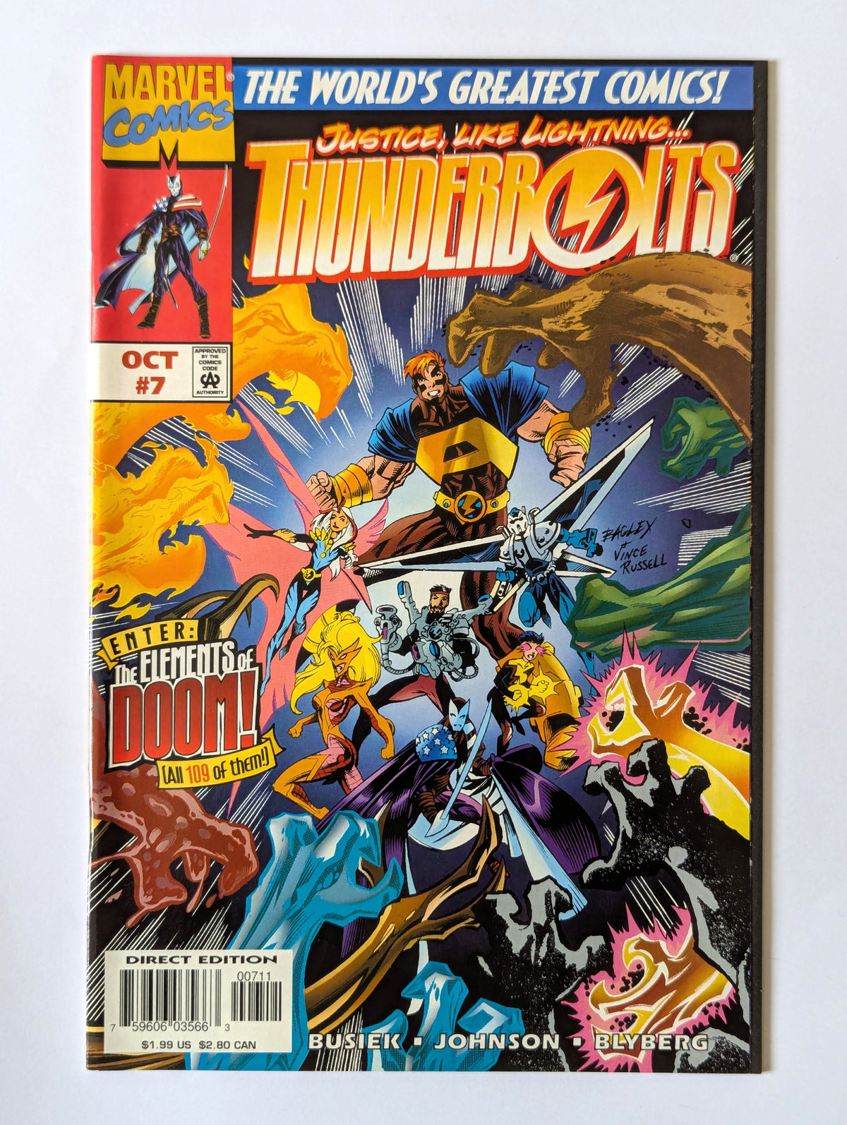 Thunderbolts #7 Marvel Comic Book