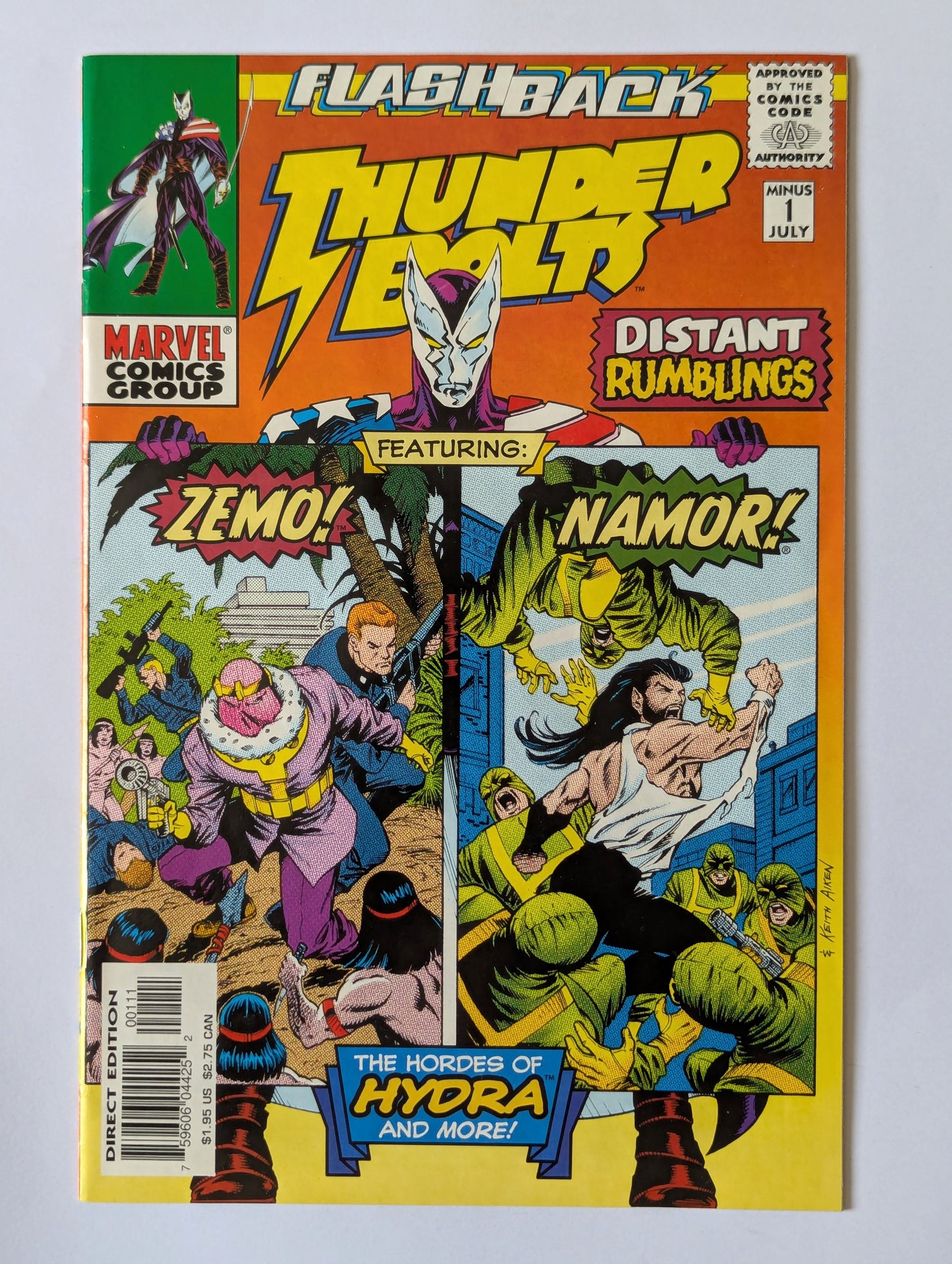 Thunderbolts #-1 Marvel Comic Book