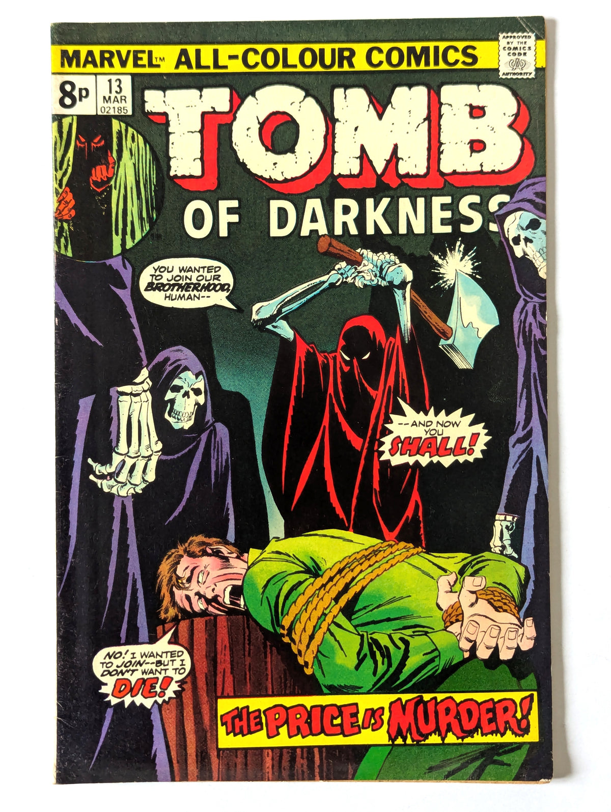 Marvel Chillers #13 Marvel Comic Book
