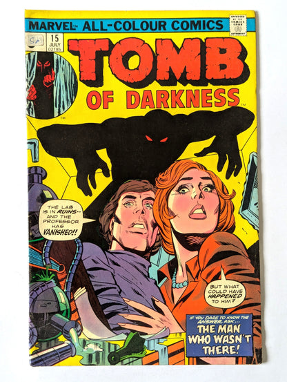 Tomb of Darkness #15 Marvel Comic Book