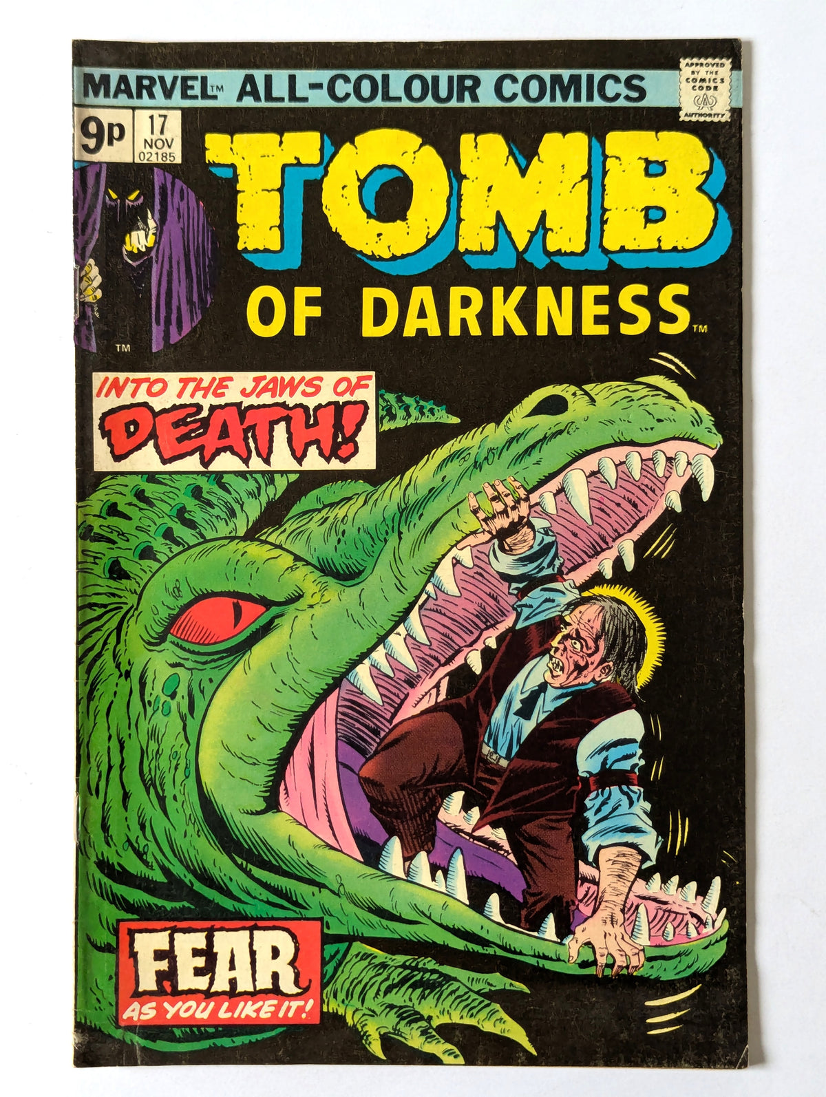 Tomb of Darkness #17 Marvel Comic Book