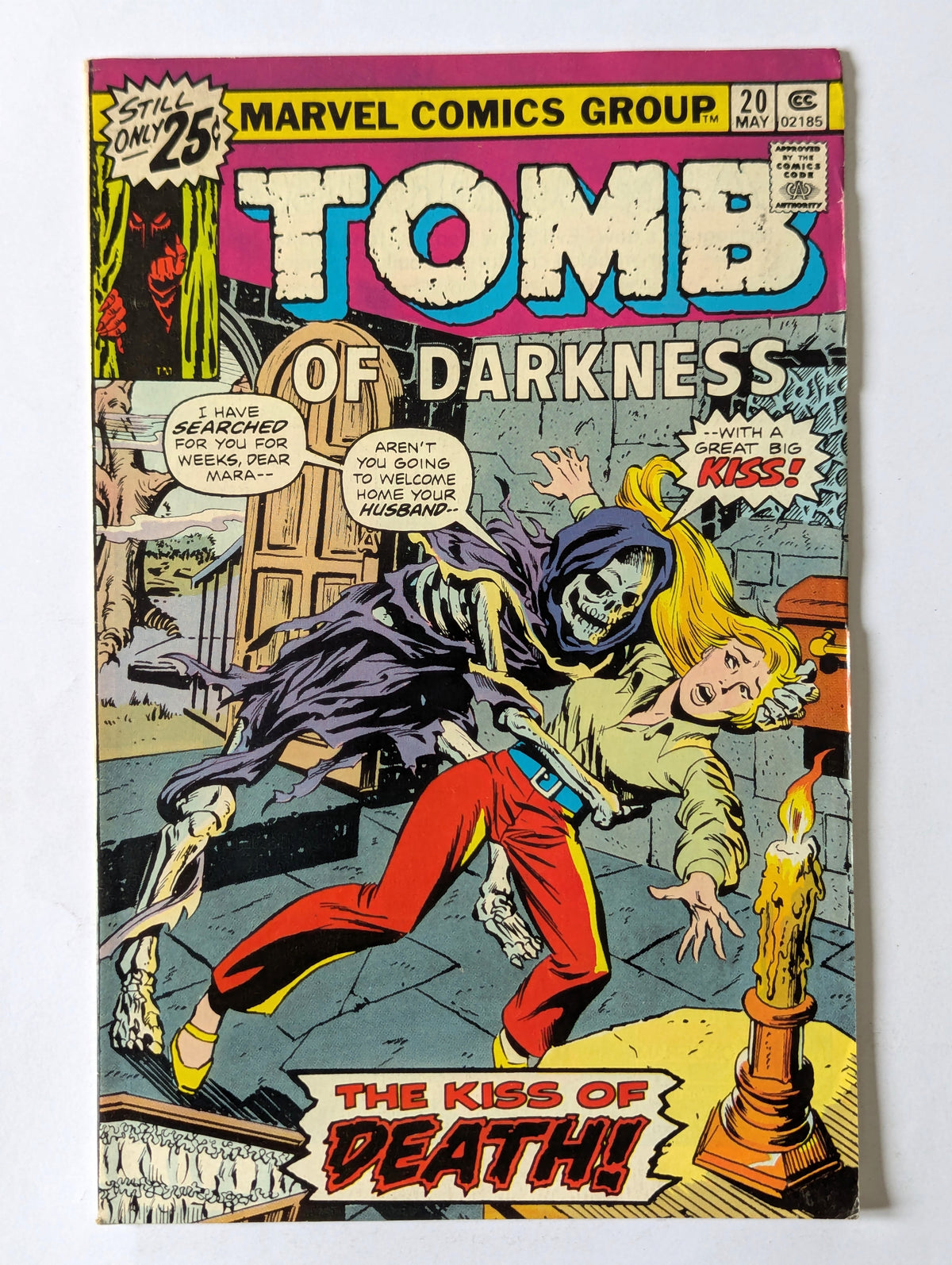 Tomb of Darkness #20 Marvel Comic Book