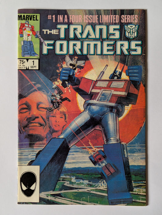 Transformers #1 Marvel Comic Book