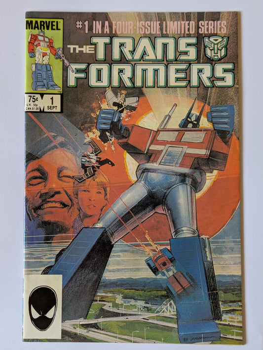 Transformers #1 Marvel Comic Book