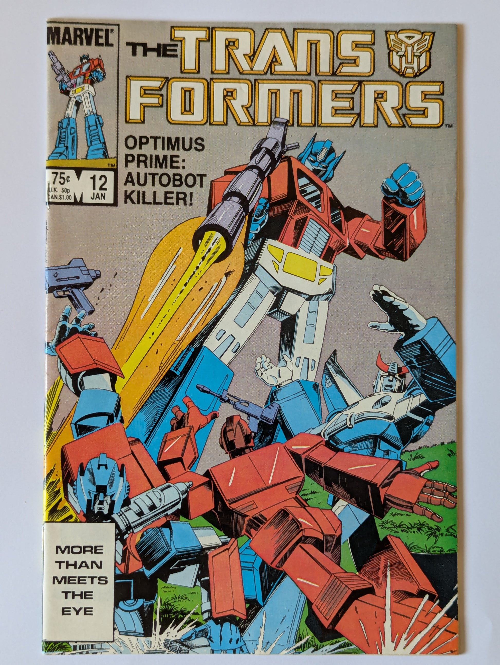 Transformers #12 Marvel Comic Book