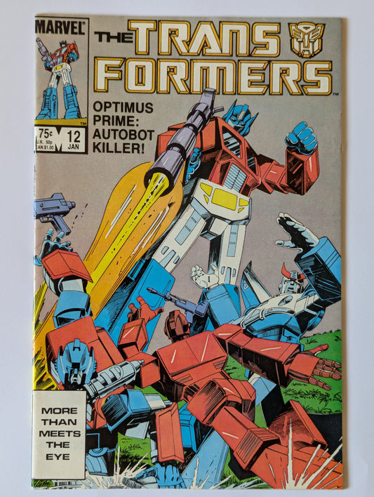 Transformers #12 Marvel Comic Book