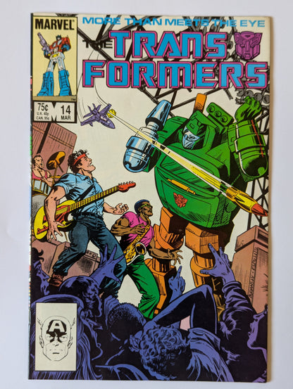 Transformers #14 Marvel Comic Book