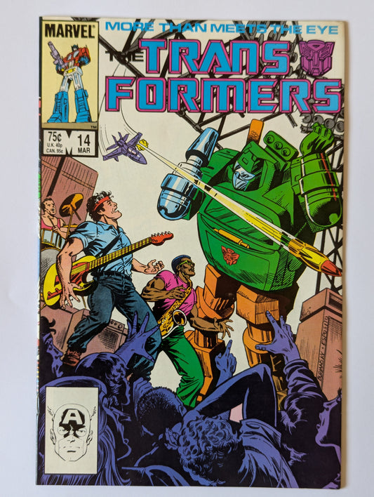 Transformers #14 Marvel Comic Book