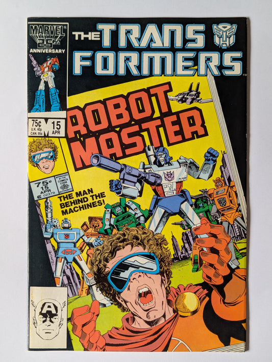 Transformers #15 Marvel Comic Book