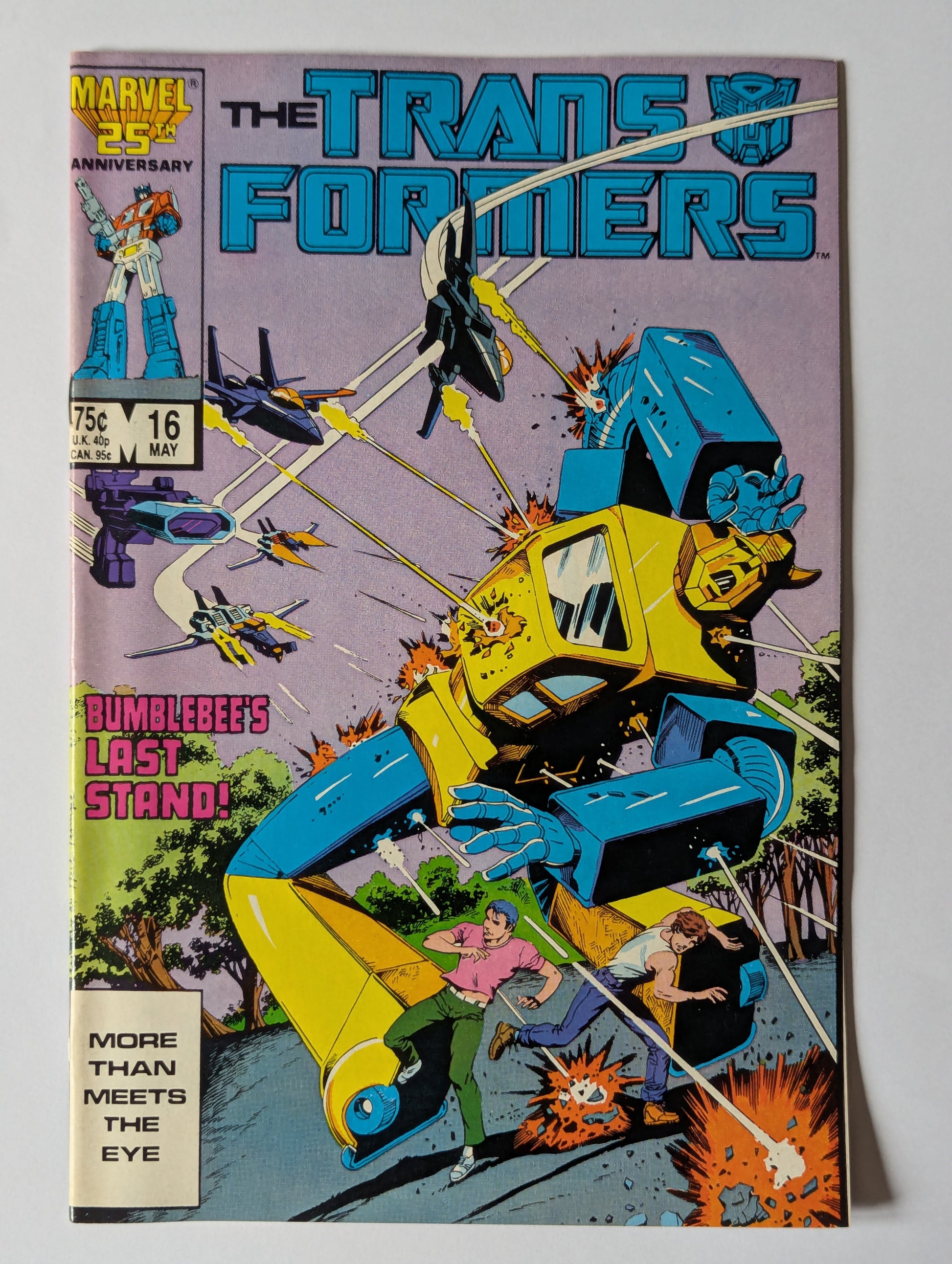 Transformers #16 Marvel Comic Book
